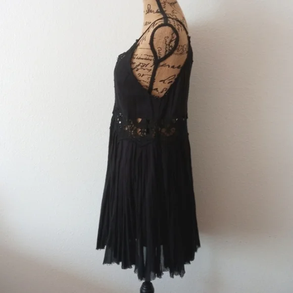 Free People Ilektra Crocheted Lace Mini Dress - Picture 6 of 7